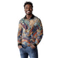 African Wild Animal Skins Long Sleeve Polo Shirt Unique Leopard Zebra And Snake Patterns - African Pride