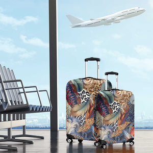 African Wild Animal Skins Luggage Cover Unique Leopard Zebra And Snake Patterns - African Pride