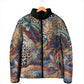 African Wild Animal Skins Padded Jacket Unique Leopard Zebra And Snake Patterns