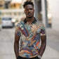 African Wild Animal Skins Polo Shirt Unique Leopard Zebra And Snake Patterns - African Pride