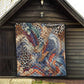 African Wild Animal Skins Quilt Unique Leopard Zebra And Snake Patterns - African Pride