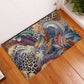 African Wild Animal Skins Rubber Doormat Unique Leopard Zebra And Snake Patterns - African Pride