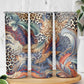 African Wild Animal Skins Skinny Tumbler Unique Leopard Zebra And Snake Patterns - African Pride