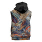 African Wild Animal Skins Sleeveless Hoodie Unique Leopard Zebra And Snake Patterns - African Pride