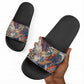 African Wild Animal Skins Slide Sandals Unique Leopard Zebra And Snake Patterns