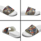 African Wild Animal Skins Slide Sandals Unique Leopard Zebra And Snake Patterns