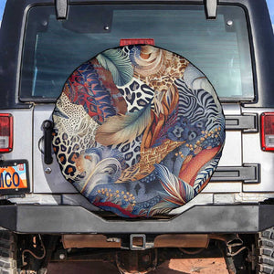 African Wild Animal Skins Spare Tire Cover Unique Leopard Zebra And Snake Patterns - African Pride