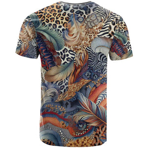 African Wild Animal Skins T shirt Unique Leopard Zebra And Snake Patterns - African Pride