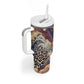 African Wild Animal Skins Tumbler With Handle Unique Leopard Zebra And Snake Patterns - African Pride