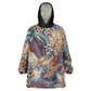 African Wild Animal Skins Wearable Blanket Hoodie Unique Leopard Zebra And Snake Patterns - African Pride