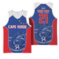 World Football 2026 Cape Verde Custom Basketball Jersey Tubaroes Azuis Blue Shark - African Pride