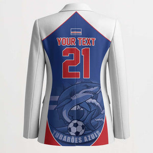 World Football 2026 Cape Verde Custom Blazer Tubaroes Azuis Blue Shark - African Pride