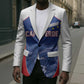 World Football 2026 Cape Verde Custom Blazer Tubaroes Azuis Blue Shark - African Pride