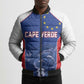 World Football 2026 Cape Verde Custom Bomber Puffer Jacket Tubaroes Azuis Blue Shark - African Pride
