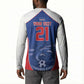 World Football 2026 Cape Verde Custom Button Sweatshirt Tubaroes Azuis Blue Shark
