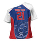 World Football 2026 Cape Verde Custom Cross Shoulder Shirt Tubaroes Azuis Blue Shark - African Pride