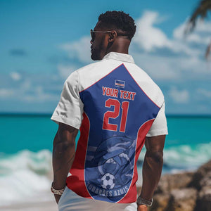 World Football 2026 Cape Verde Custom Hawaiian Shirt Tubaroes Azuis Blue Shark - African Pride