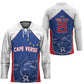 World Football 2026 Cape Verde Custom Hockey Jersey Tubaroes Azuis Blue Shark - African Pride