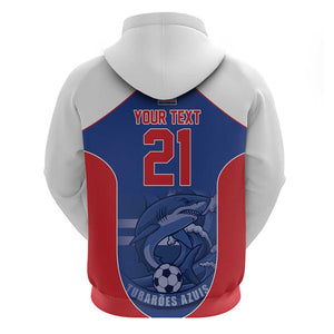 World Football 2026 Cape Verde Custom Hoodie Tubaroes Azuis Blue Shark - African Pride