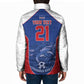 World Football 2026 Cape Verde Custom Padded Jacket Tubaroes Azuis Blue Shark - African Pride
