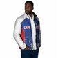 World Football 2026 Cape Verde Custom Padded Jacket Tubaroes Azuis Blue Shark - African Pride