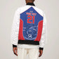 World Football 2026 Cape Verde Custom Sleeve Zip Bomber Jacket Tubaroes Azuis Blue Shark - African Pride