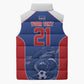 World Football 2026 Cape Verde Custom Sleeveless Puffer Jacket Tubaroes Azuis Blue Shark - African Pride