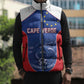 World Football 2026 Cape Verde Custom Sleeveless Puffer Jacket Tubaroes Azuis Blue Shark - African Pride