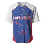 World Football 2026 Cape Verde Custom Baseball Jersey Tubaroes Azuis Verde Simple Map - African Pride
