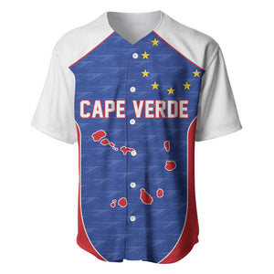 World Football 2026 Cape Verde Custom Baseball Jersey Tubaroes Azuis Verde Simple Map - African Pride