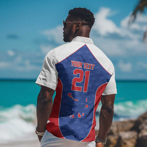 World Football 2026 Cape Verde Custom Hawaiian Shirt Tubaroes Azuis Verde Simple Map - African Pride