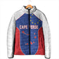 World Football 2026 Cape Verde Custom Padded Jacket Tubaroes Azuis Verde Simple Map - African Pride