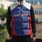 World Football 2026 Cape Verde Custom Sleeveless Puffer Jacket Tubaroes Azuis Verde Simple Map - African Pride