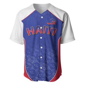 World Football 2026 Afro-Haiti Custom Baseball Jersey Together For Ayiti Blue Style - African Pride