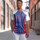 World Football 2026 Afro-Haiti Custom Baseball Jersey Together For Ayiti Blue Style - African Pride