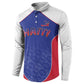 World Football 2026 Afro-Haiti Custom Button Sweatshirt Together For Ayiti Blue Style