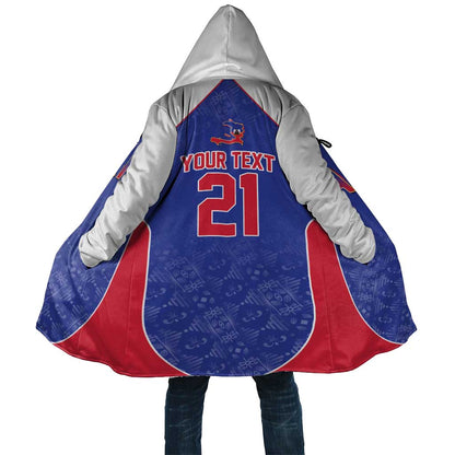 World Football 2026 Afro-Haiti Custom Cloak Together For Ayiti Blue Style - African Pride