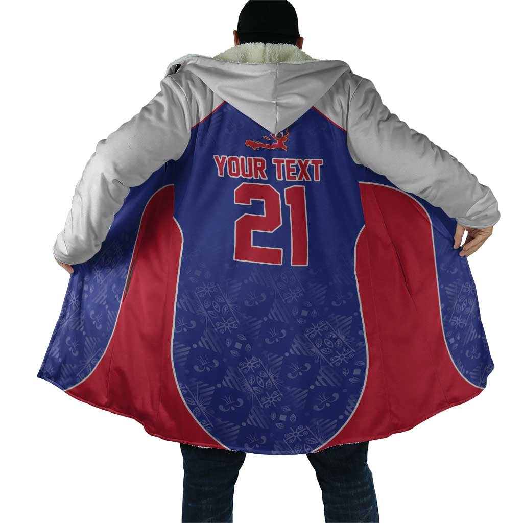 World Football 2026 Afro-Haiti Custom Cloak Together For Ayiti Blue Style - African Pride