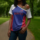 World Football 2026 Afro-Haiti Custom Cross Shoulder Shirt Together For Ayiti Blue Style - African Pride