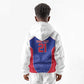 World Football 2026 Afro-Haiti Custom Kid Hoodie Together For Ayiti Blue Style - African Pride