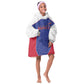 World Football 2026 Afro-Haiti Custom Kid Wearable Blanket Hoodie Together For Ayiti Blue Style - African Pride