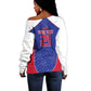 World Football 2026 Afro-Haiti Custom Off Shoulder Sweater Together For Ayiti Blue Style - African Pride