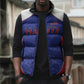 World Football 2026 Afro-Haiti Custom Sleeveless Puffer Jacket Together For Ayiti Blue Style - African Pride