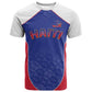 World Football 2026 Afro-Haiti Custom T shirt Together For Ayiti Blue Style LT9