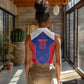 World Football 2026 Afro-Haiti Custom Women Sleeveless Polo Shirt Together For Ayiti Blue Style - African Pride