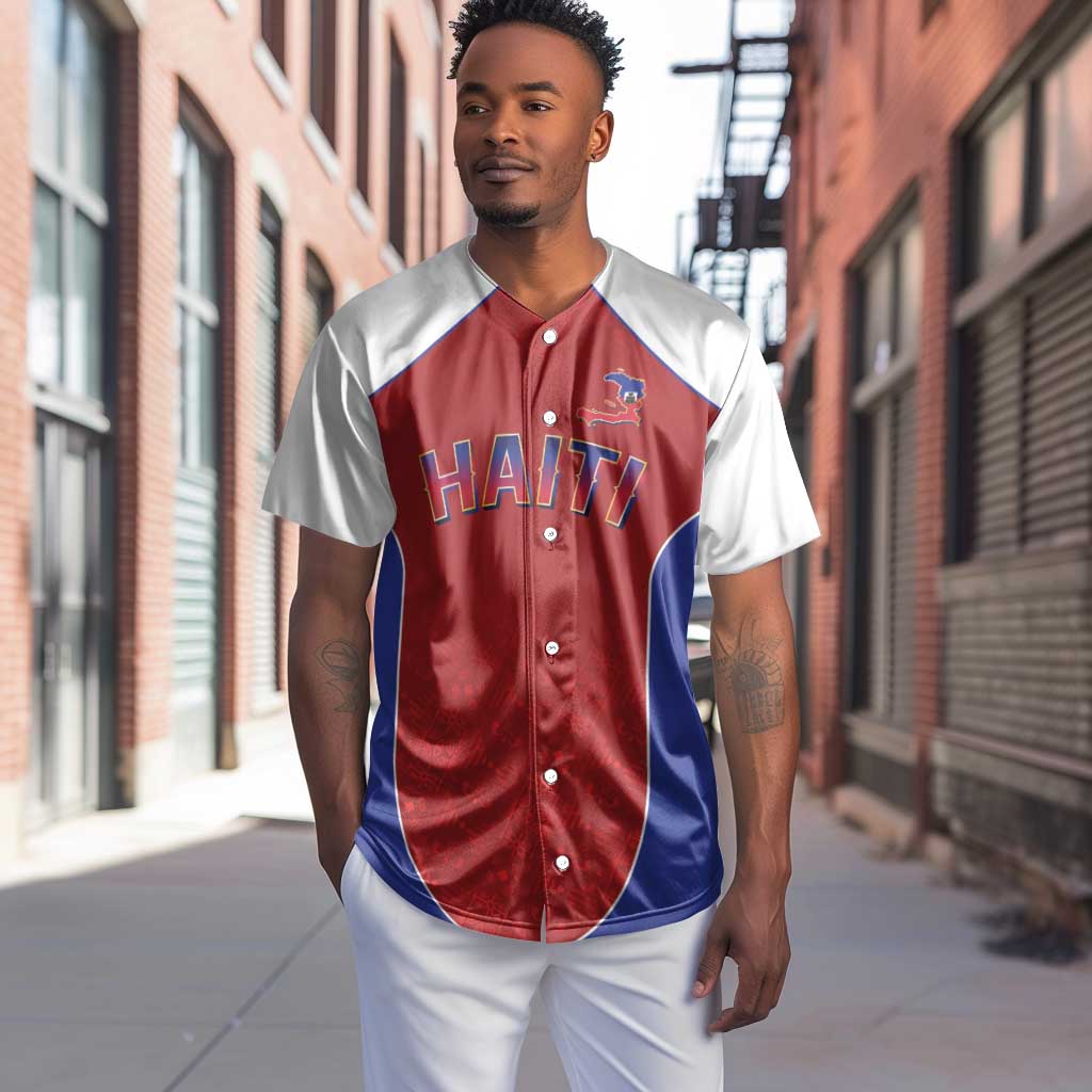 World Football 2026 Afro-Haiti Custom Baseball Jersey Together For Ayiti Red Style - African Pride