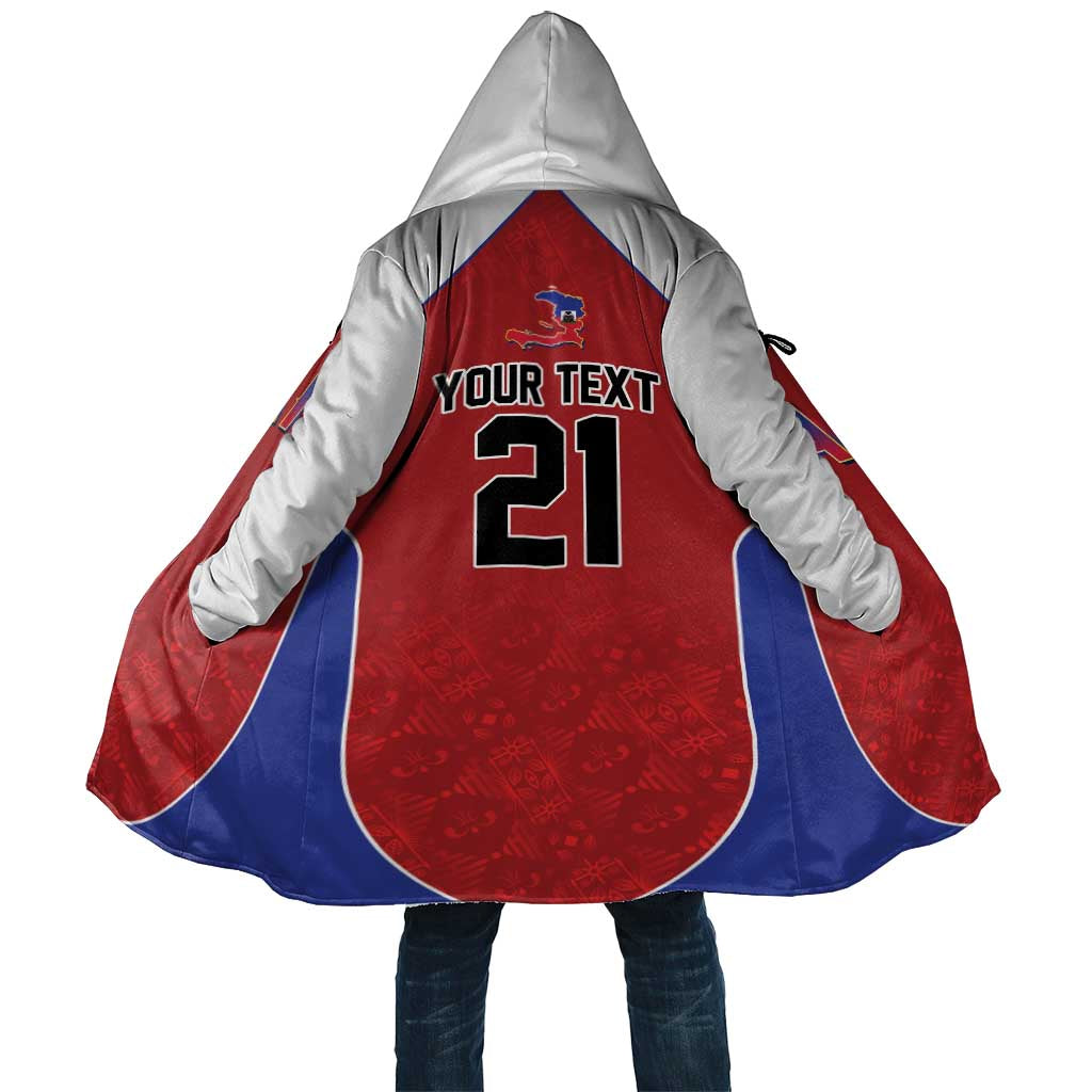 World Football 2026 Afro-Haiti Custom Cloak Together For Ayiti Red Style - African Pride