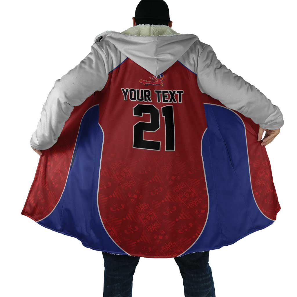 World Football 2026 Afro-Haiti Custom Cloak Together For Ayiti Red Style - African Pride