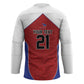 World Football 2026 Afro-Haiti Custom Hockey Jersey Together For Ayiti Red Style - African Pride