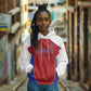 World Football 2026 Afro-Haiti Custom Hoodie Together For Ayiti Red Style - African Pride
